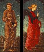 Cosimo Tura St Francis of Assisi and Announcing Angel
